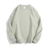 Sudadera de Algodón de Doble Cara de 300 g Cuello Redondo Pulóver Hombro Caído Corte Holgado Pareja/Padre-Hijo Logotipo Personalizado Manga Larga Moderna Versátil