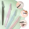 Nuevo Cortapelos de Cristal para Cejas Transfronterizo para Principiantes, Depilador de Cejas Simple, Cuchillo para Cejas Multifuncional Herramienta de Belleza