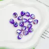Dingyi Strass Transparente Perlas de Luna Fría Barrocas Perlas Acrílicas Irregulares Galvanizadas con Agujero Pasante Perlas Sueltas Accesorios para Cuentas