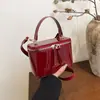 Bolsa Quadrada Fashionável Estilo Coreano para Mulheres 2026 Nova Bolsa de Mão de Nicho Mini Personalizada Simples Bolsa de Ombro Transversal
