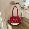 Bolso de Lunares Exquisito y de Moda de Nicho para Mujer, Nuevo Bolso de Hombro Tipo Almohada para la Axila de Moda 2026, Bolso de Mano Boston