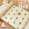 Colchón de Gasa de Doble Capa 100% Algodón para Bebé Recién Nacido, Colchoneta Suave, Colchón para Cama de Bebé de Guardería, Colchoneta Pequeña para Cama Empalmada, Ropa de Cama