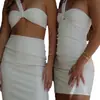 Ropa de mujer de comercio exterior transfronterizo, moda de verano 2024, nuevo vestido sexy de mujer con hombros al descubierto y cintura hasta la cadera.