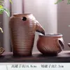 Aquário Tradicional de Cerâmica com Ornamentos de Fluxo de Água Alto e Baixo, Oxigenação por Circulação, Acessórios de Filtragem e Aquapaisagismo DIY