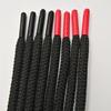 Cuerda para Sombrero de Metal Pintada en Spray Especializada del Fabricante Cuerda para Sombrero de Poliéster Negro de 6 MM Ecológica Cordón Se Puede Imprimir con LOGOTIPO