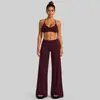 Conjunto fitness transfronteiriço com top esportivo de gola halter, secagem rápida, roupa casual para esportes ao ar livre, corrida, yoga para mulheres