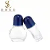 Venta Directa de Fábrica Botella Roll-On de Aceite Esencial de 50 ml con Forma de Abanico Plano, Botella Roll-On de Desodorante Antitranspirante, Materiales de Empaque para Botella de Aceite Medicinal Roll-On para Alivio del Dolor