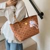 Bolso de Mano de Gran Capacidad para Mujer 2025 Nueva Moda Bolso de Hombro Estampado para el Trabajo y Desplazamientos Bolso Tote Bandolera