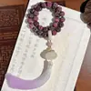 Nueva Serie Estilo Chino Pulsera de Bodhi Rosa Lema de Seis Caracteres Doble Círculo Pulsera de Mano Cuentas Budistas Rosario Al por Mayor