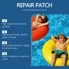Kit de Reparo para Piscina Jue Fish Kit de Reparo de Vazamento de Boia Adesivo Transparente Impermeável Folha
