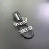 Chinelos Transparentes com Abertura nos Dedos e Pérolas para Mulheres, Calçado de Verão, Novo Estilo 2026, Combinam com Saias, Estilo de Fada, Sandálias Deslumbrantes para Mulheres