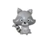 Balão de Filme de Alumínio de Animal Novo Transfronteiriço Leão Guaxinim Raposa Urso Marrom Coala Decoração de Festa de Aniversário Infantil Arranjo