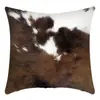 Fronha de Almofada com Estampa de Vaca e Padrão de Animales Transfronteiriça Amazon Sofá Quarto Almofada Fronha de Almofada Pelúcia Estampada