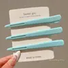 Pinza para el pelo parte trasera de la cabeza pinza lateral para mujer pinza bb simple pinza de horquilla pinza pinzas para el pelo pinza de una palabra fijación de cabellos sueltos flequillo accesorios para el pelo