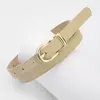Cinturón Vintage de Piel Sintética para Mujer con Hebilla de Pin, Delgado Decorativo de Moda para Pantalones Casuales y Jeans, Cinturón Versátil y Único para Mujer