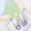 Novo Cordão Colorido Simples Tecido à Mão para Celular Chaveiro Cordão Combinação de Cores Corda para Celular Corda para Copo d'Água Atacado