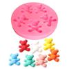 Molde de silicona líquida Oso Diamante Hada material DIY accesorios postre chocolate arcilla epoxi decoración