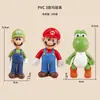 Serie Mario Accesorios de Juego de Moda Louis Hongo Monstruo Modelo Muñeco Hecho a Mano Coche Decoración de Escritorio Adornos