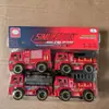 Conjunto de brinquedos de veículos de engenharia de inércia infantil Simulação Escavadeira Guindaste de elevação Dipper Truck Mixer Veículo de saneamento urbano