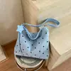 Bolsa de Ombro Único com Bolinhas da Moda para Axila Bolsa Grande para o Dia a Dia 2026 Nova Bolsa Tote Retrô Casual de Mão