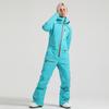 Snowboard Ski Suit Terno Feminino Cor Sólida À Prova de Vento À Prova D'Água Prancha Dupla Freestyle Profissional One-piece Ski Suit Calças Terno