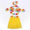 Adereços de Performance para Festas Transfronteiriças Fantasia de Dança Hula Havaiana Saia de Dança Algas para Festa Bar Dança Fabricante Estoque Pronto