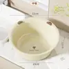 Lavabo de Plástico Grande para el Hogar, Cubeta Espesa para Lavar Ropa, Lavabo Multifuncional de Gran Capacidad para Residencias Estudiantiles