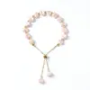 Nuevo Pulsera de Perlas Irregulares Estilo Barroco con Ajuste de Cordón para Mujer, Única y de Nicho, Joyería al por Mayor Transfronteriza