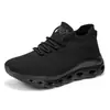 Novos Sapatos de Comércio Exterior Leves com Sola Grossa Absorção de Choque Malha Respirável no Cabedal Moda Casual Esportivos Masculinos Tênis de Corrida Sapatos da Moda Atacado