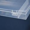 Caja de Almacenamiento de Papelería para Brochas de Maquillaje, Caja de Plástico de 2 Compartimentos para Viaje, a Prueba de Polvo, para Brochas, Lápices de Cejas, Herramientas de Ferretería