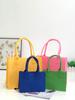 Bolsa Tote Portátil, Bolsa de Fieltro, Bolsa de Cosméticos de Gran Capacidad, Bolsa de Regalo Versátil para las Fiestas, Personalizable