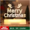 Luz de Atmosfera Acrílico Formato de Árvore de Natal Luz Lanterna Digital Luminosa Luz Decorativa Interna Luz de Mesa Noturna Atacado