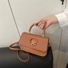 Bolso de Mujer Tipo Bandolera Transfronterizo Estilo Francés 2025 Nuevo de Alta Gama de Un Solo Hombro Cruzado Bolso de Mano Repujado Bolso Cuadrado Pequeño Celebridad de Internet