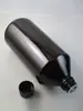 Plástico Azul Marrom Garrafa PET Garrafa Pura Lw Tampa Antifurto Garrafa com Bomba de Pressão Garrafa para Líquido de Banho Garrafa de Shampoo Garrafa Flor