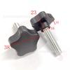 38Mm8M6M10 Tornillos de Mano Pentagonales de Cabeza de Flor de Ciruelo de Plástico Tornillos de Mango de Plástico Nylon Pa Venta Caliente