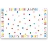 Venta Caliente de Amazon Nuevos Suministros de Cocina Manteles Decoración de Feliz Cumpleaños Manteles Impresos Digitalmente Venta Directa de Fábrica