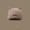Invierno Nuevo Estilo Gorro Montón Mujer Estilo Japonés Dulce Gorro Peludo Moda Popular Cálido Lindo Gorro para el Frío