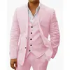Fábrica de Origen Hecho a Medida Chaqueta de Traje para Hombre de Dos Botones con Estampado Digital Conjunto de Tres Piezas Tallas Grandes Venta al Por Mayor