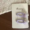 Novos Prendedores de Cabelo Florzinhas Doces com Contas, Elásticos de Cabelo, Grampos, Presilhas Laterais, Presilhas BB