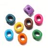 Acrílico Agujero Grande Cuentas con Letras Inglesas Educación Temprana Letra DIY Joyería Llavero Cordón Cadena de Teléfono Móvil Accesorios Material