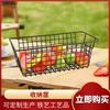 Cesta de almacenamiento en stock al por mayor cesta de frutas de cocina cesta de escritorio para juguetes y snacks suministro de fábrica