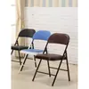 Silla Plegable Portátil Entrenamiento Reunión Oficina Negociación Silla de Ordenador Apilable Plástico Silla Plegable Silla de Mahjong Silla de Comedor para el Hogar