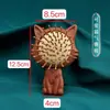 Pente com Almofada de Ar de Sândalo Vermelho Pente Massageador com Air Bag Pente para Meridianos do Couro Cabeludo Espelho de Maquiagem Compacto Fofo Pente Suavizante para Cabelos