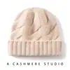 Gorro de punto de cachemira engrosado para hombres y mujeres, gorro de protección para los oídos de invierno, turbante de cachemira, nuevo gorro versátil para ciclismo en clima frío