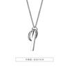 Collar de Hombre Transfronterizo de Moda con Colgante Geométrico, Accesorio de Anillo Simple, Colgante de Joyería de Marca de Moda de Acero de Titanio Versátil