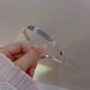 Pulsera de Plata Cerrada Escama de Pescado para Mujer, Verano Plata Pura 9999, Moderna y Versátil, Regalo para Mejor Amiga o Novia, Pulsera de Diseño Cerrado