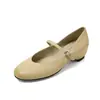 Zapatos Mary Jane de Piel de Vaca de Primera Capa para Mujer Zapatos de Suela Gruesa Oculta Estilo Nuevo Piel Genuina Punta Redonda Hebilla Única Tacón Medio Boca Baja Zapatos de Suela Gruesa Mujer