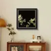 Arte de Pared para Sala de Estar Vintage Estilo Francés, Pintura de Flores y Pájaros Lujosa Estilo Retro, Pintura Decorativa Nueva Estilo Chino para Recibidor Dormitorio, Lujo Ligero