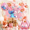 Set de Globos de Cumpleaños Más Vendido Transfronterizo Decoración para Fiesta Temática Miércoles Juguete de Dibujos Animados para Niños