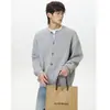 Nuevo cárdigan de punto para otoño e invierno para hombres y parejas, con patrón trenzado, estilo trendy old money, venta al por mayor de fábrica transfronteriza